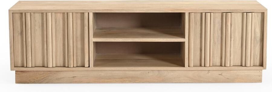 Giga Meubel Tv-meubel Nika Mangohout Naturel 135x35x40cm