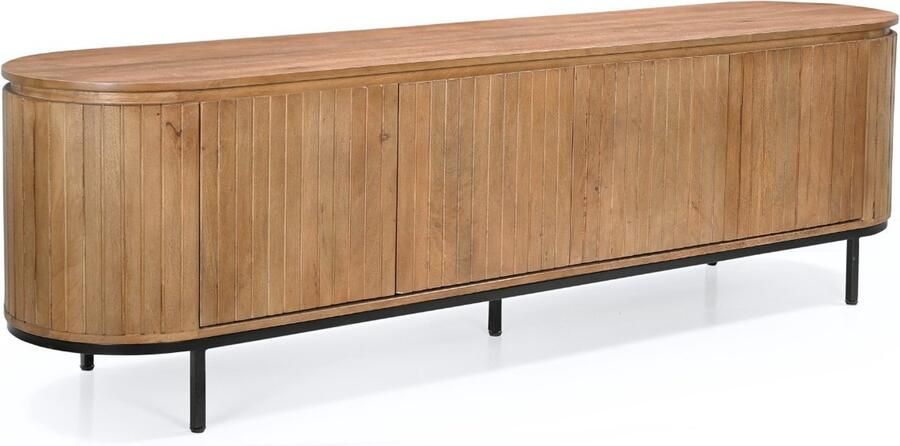 Giga Meubel TV-Meubel Naturel Mangohout 200x45x57cm Tora