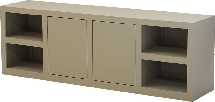 Giga Meubel Tv-meubel Beige Mangohout Rechthoek 180x40x60cm Xander