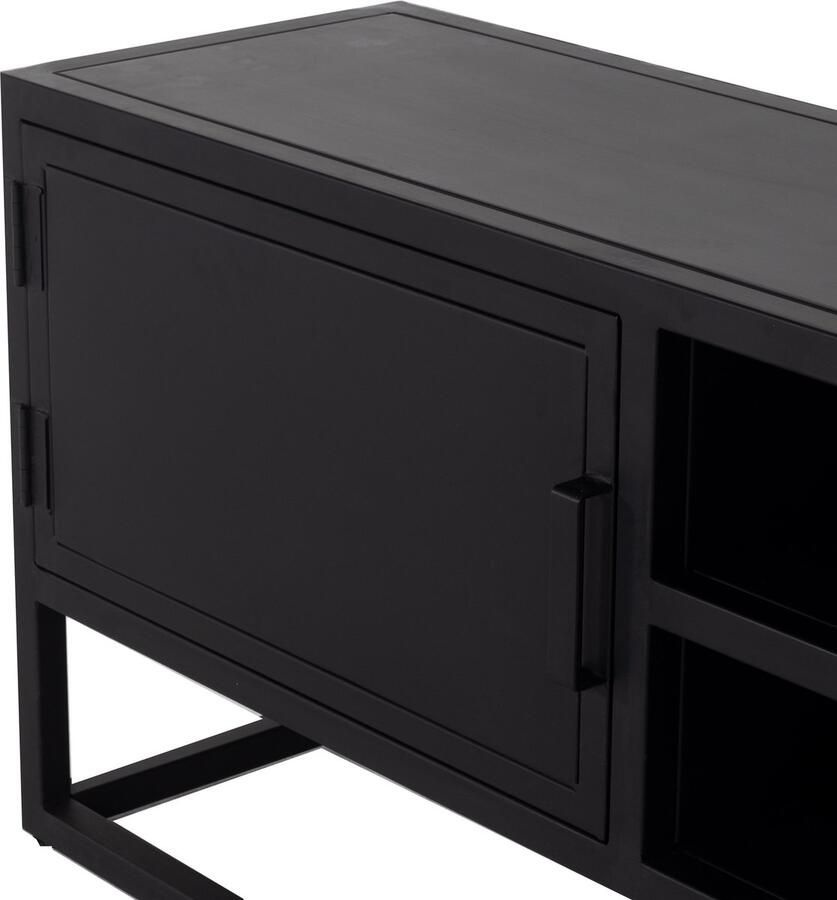 Giga Meubel TV Meubel Zwart Metaal 160x38x61cm Tv-meubel Urban - Foto 2