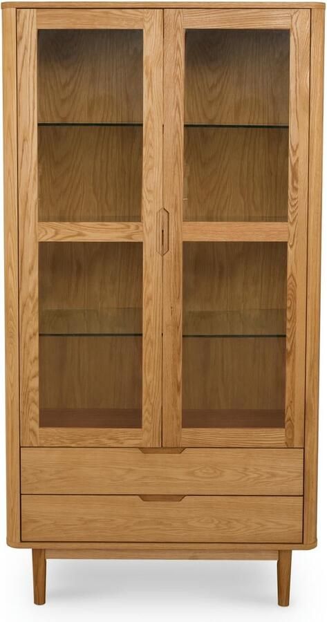 Giga Meubel Vitrinekast Nyborg Naturel Oil