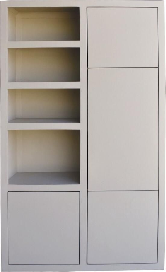 Giga Meubel Wandkast Beige Mangohout 120x45x200cm Xander - Foto 2