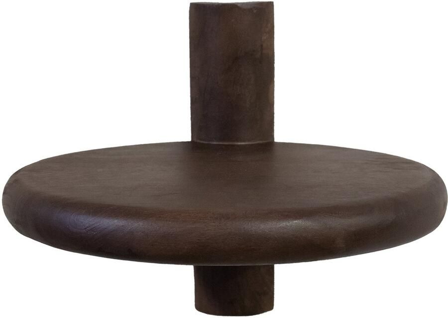 Giga Meubel Wandplank Febe Bruin Mangohout 25x25x20cm - Foto 2