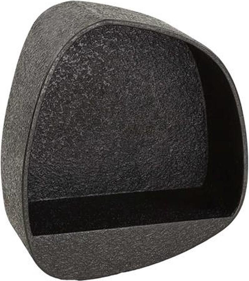 Giga Meubel Wandschap Metaal Grijs Ophangbaar 43x21x48cm Metallic