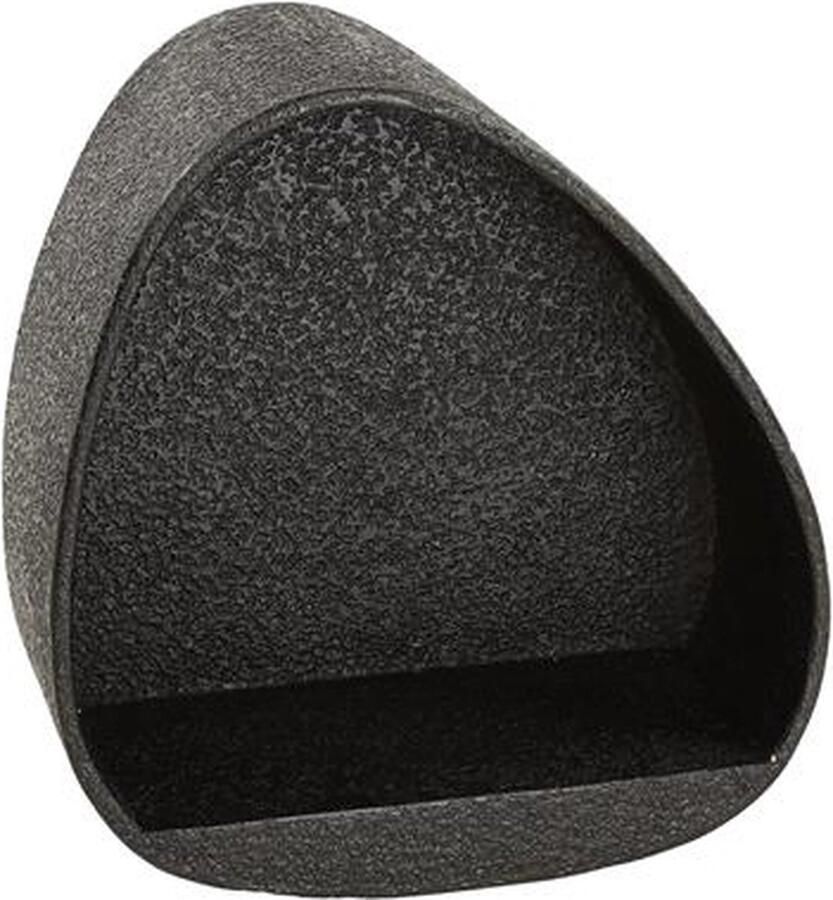 Giga Meubel Wandschap Metaal Grijs Ophangbaar 42x21x45cm Metallic