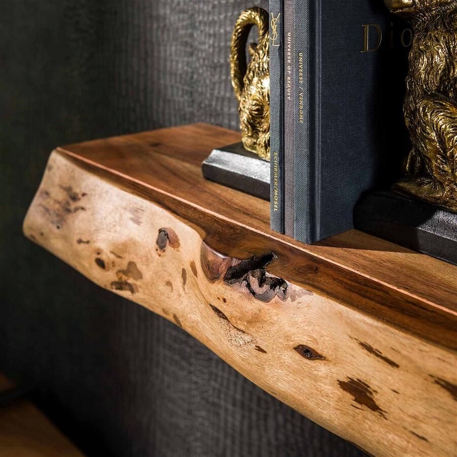 Giga Meubel Wandschap Tree Storage Set van 3 met Lade Acaciahout Naturel