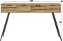 Giga Meubel Haltafel Teakhout Naturel 4 Lades Tafel Teca Strip - Thumbnail 2