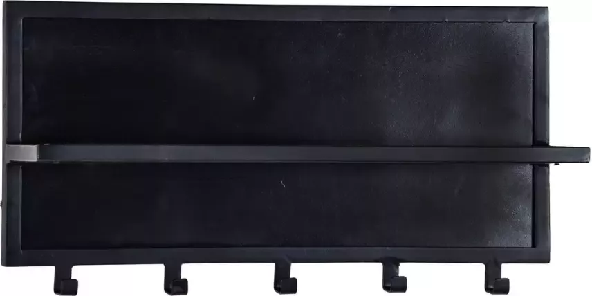 Brix Kapstok Caro Black Mangohout Gecoat Staal