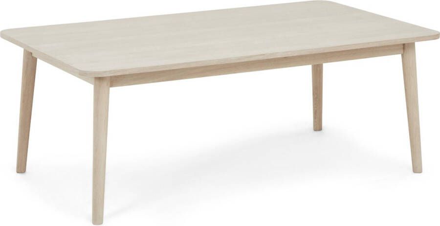 Giga Meubel Salontafel 125x70cm Naturel Eiken Fineer Salontafel Nyborg - Foto 2