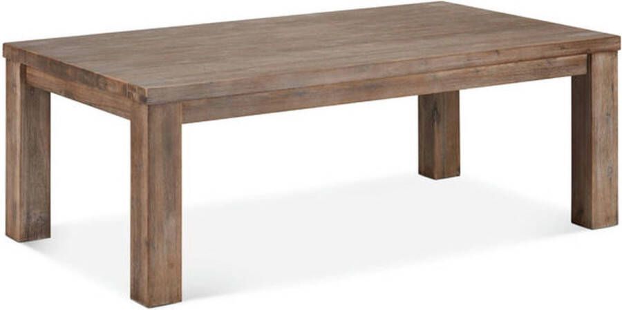 Giga Meubel Salontafel 140x80cm Acaciahout Bruin Salontafel Alaska