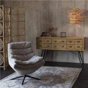 Giga Meubel Vloerkleed 200x300 Rechthoekig Grijs Brick Vloerkleed Amori