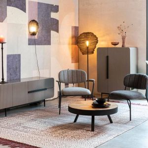 Giga Meubel Vloerkleed 200x300 Rechthoekig Pruim Vloerkleed Liv