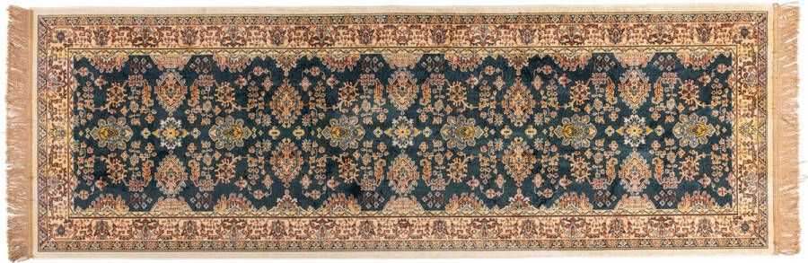Giga Meubel Vloerkleed Rechthoek Bruin Viscose 240x80x0 3cm