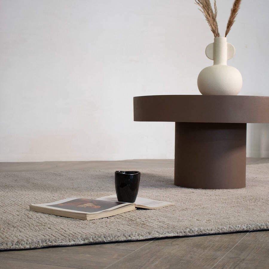 Giga Meubel Vloerkleed Rechthoek Greige Wol 160x230x2cm Mies - Foto 2