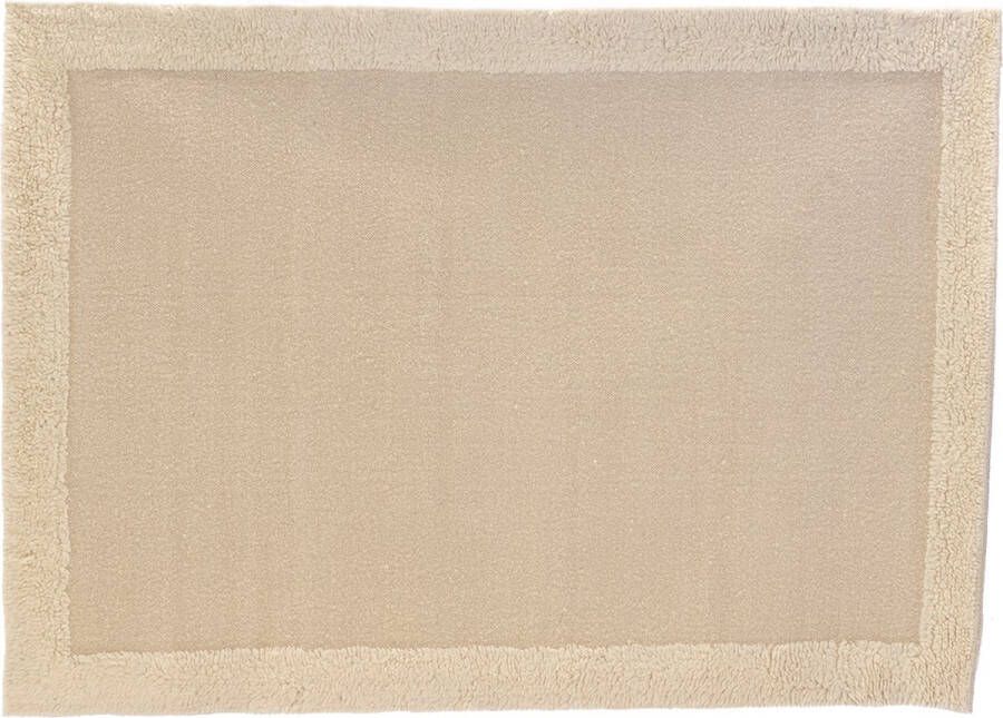 Giga Meubel Vloerkleed Rechthoek Taupe Wol 200x230x2cm Norah