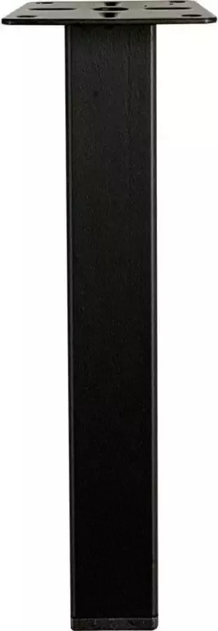 Furniture Legs Europe FLE Stalen zwarte vierkante meubelpoot 20 cm stalen poten voor bank kast en bed hoogte 20 cm breedte 2 5 cm sterk en duurzaam - Foto 2