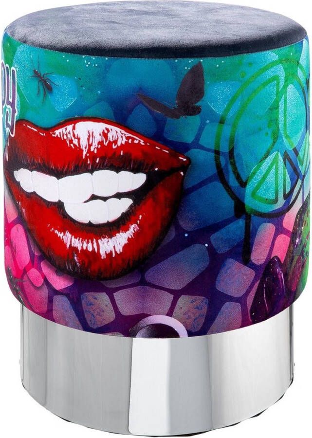 Gilde handwerk Gilde Kruk street art print fluweel 46 cm