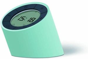 Gingko Wekker Alarmklok LED lamp Edge Light groen oplaadbaar