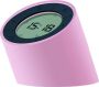 Gingko Wekker Alarmklok LED lamp Edge Light roze oplaadbaar - Thumbnail 2