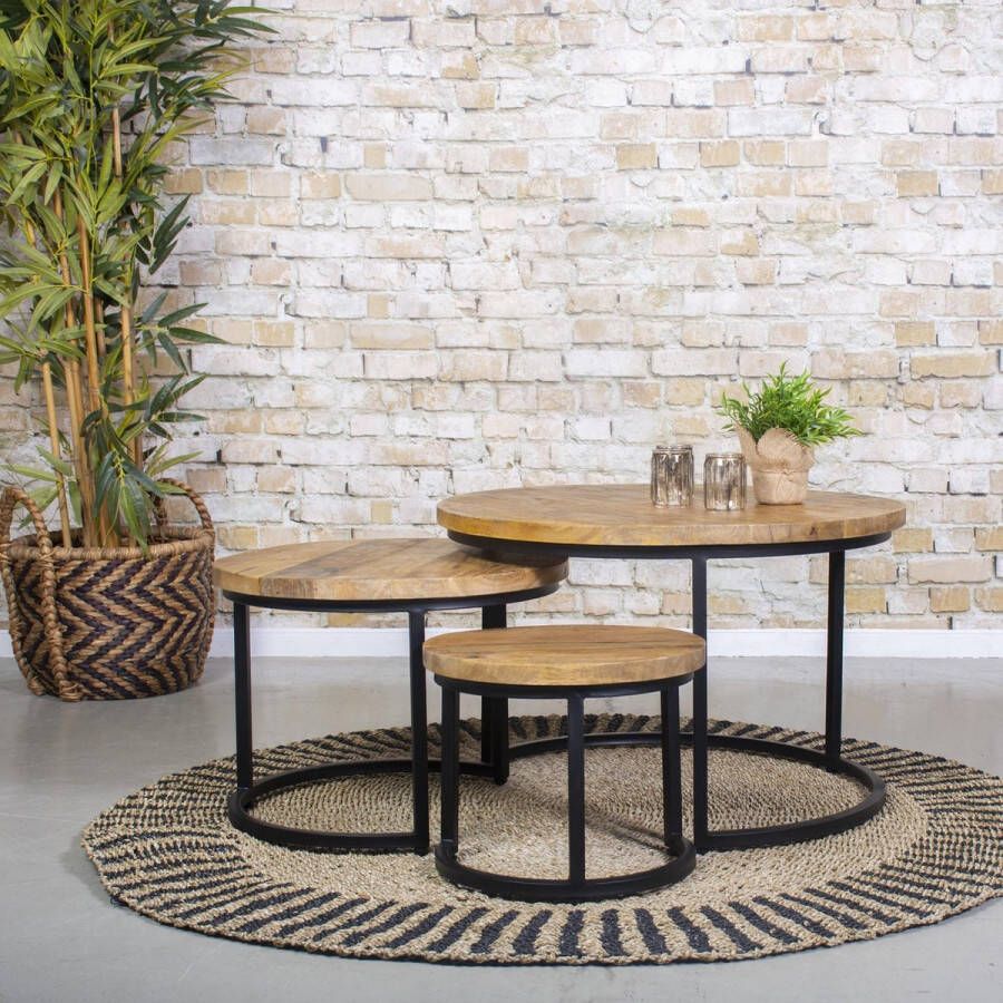 Gister&Vandaag Salontafel George Mangohout Rond