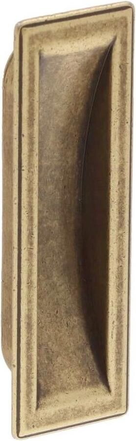 Giusti Infreesgreep Messing Antiek breed 64mm (10 stuks)