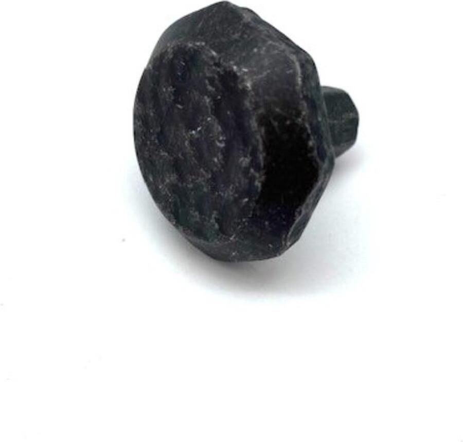 Giusti Knop Industrieel Zwart Stoer 8-hoekig 30mm