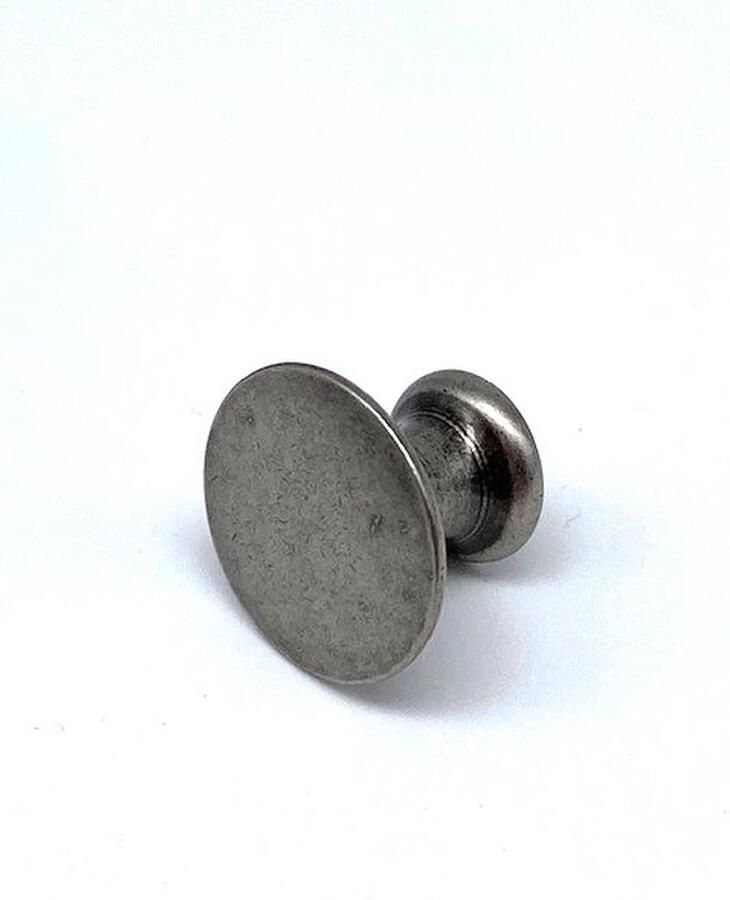 Giusti Knop Nikkel rond 16mm