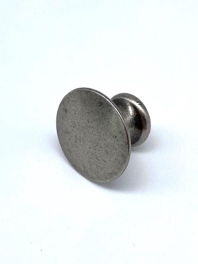 Giusti Knop Nikkel rond 20mm