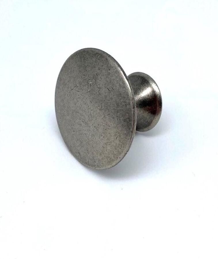Giusti Knop Nikkel rond 30mm