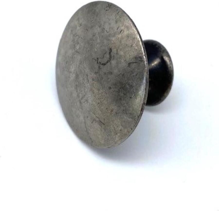 Giusti Knop Nikkel rond 35mm