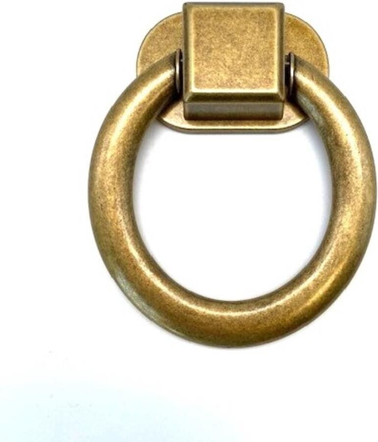 Giusti Ringgreep voor stoel antiek messing 90mm