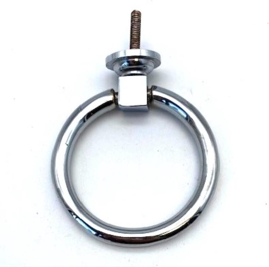 Giusti Ringgreep voor stoel zilver 90mm
