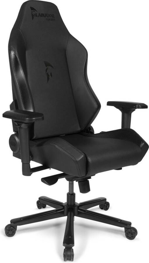 Gladiator Sports Gladiator Esports Gamestoel Gamingstoel met Arm- en Rugleuning Gaming Chair Bureaustoel 140 Graden Kantelbaar In Hoogte Verstelbaar Met Zacht hoofdkussen Zwart Goud