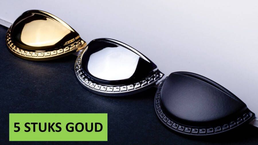 MSQDESIGN Handgrepen Goud Handgreep Goud 64 mm 5 stuks Handgrepen kast Meubelgrepen Keukengreep Goud Kastgrepen Handgrepen keukenkastjes Meubelgreep Handgrepen voor deurtjes handgreep keuken Deurgreep ladegreep inclusief schroeven