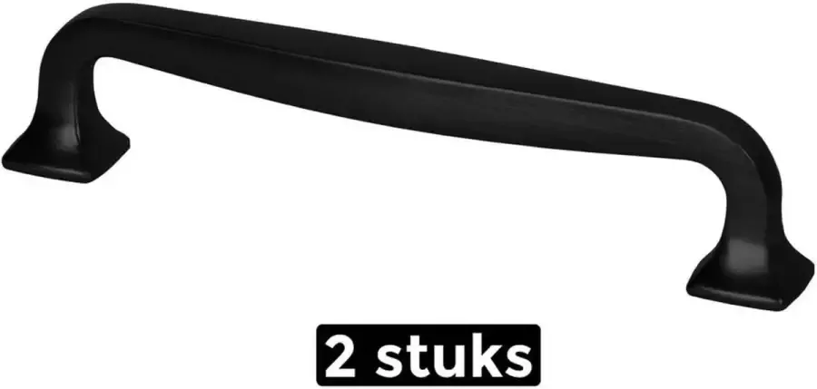 Gld handgreep zwart 128 mm Kastgreep zwart _2 stuks_ Meubelgreep zwart keukengreep zwart Kastgreppen zwart meubelgreeppen zwart Meubelgreep zwart handgrepen zwart keukengrepen zwart Meubelbeslag zwart deurgreep zwart Deurgreepjes zwart2 - Foto 10