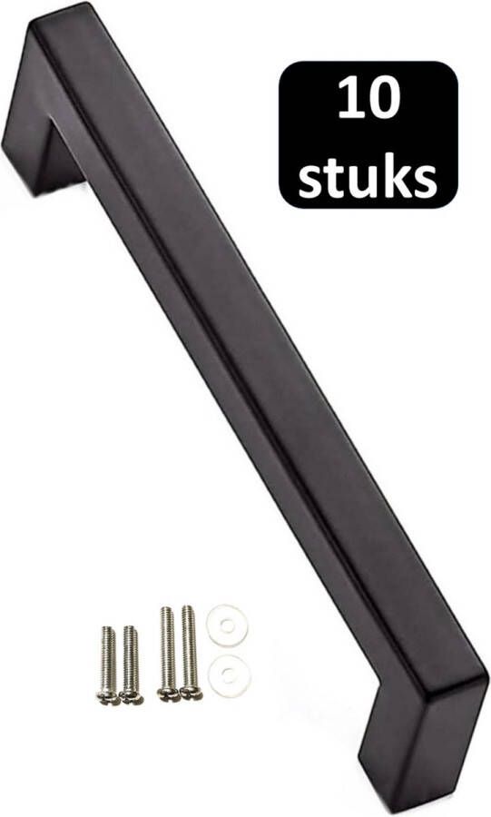 Gld handgreep zwart 128 mm Kastgreep zwart _2 stuks_ Meubelgreep zwart keukengreep zwart Kastgreppen zwart meubelgreeppen zwart Meubelgreep zwart handgrepen zwart keukengrepen zwart Meubelbeslag zwart deurgreep zwart Deurgreepjes zwart2 - Foto 9