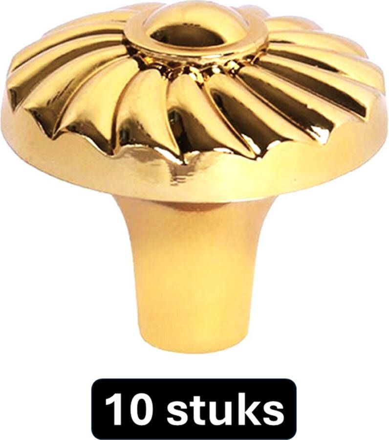MSQDESIGN Kastknop Goud (Metaal) Kastknoppen Goud 10 stuks Deurknopjes Goud voor kast Deurknop Goud Deurknopjes Goud Handgreep Goud Meubelknop Goud Meubelknoppen Goud Deurknopjes Goud Deurknoppen Goud Ladeknoppen voor deurtjes - Foto 2