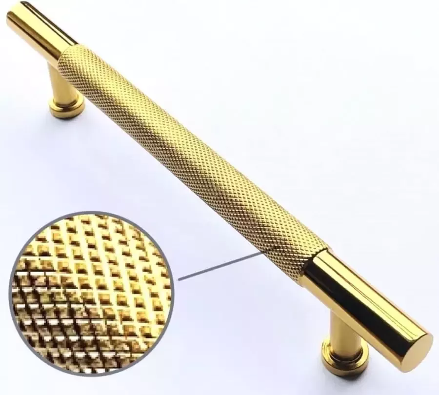 MSQDESIGN LUXE Handgrepen Goud (Glanzend) Handgreep Goud 128 mm Handgrepen kast Meubelgrepen Keukengreep Goud Kastgrepen Handgrepen keukenkastjes Meubelgreep Handgrepen voor deurtjes handgreep keuken ladegreep inclusief schroeven - Foto 2