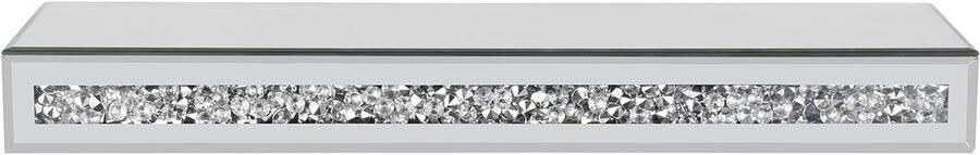 Qualu Wandplank Torna Glitt 50x15cm Spiegelglas Glittereffect Kunststof