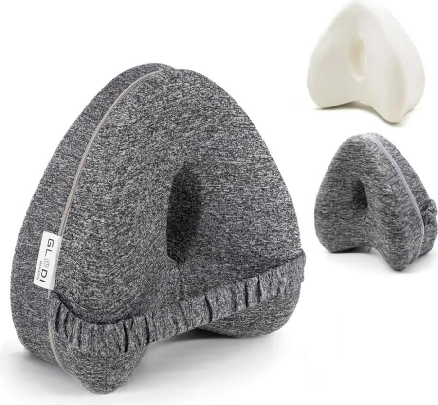 GLODI GOODS Orthopedisch kniekussen voor in bed zijslapers – traagschuim beenkussen zijslaper – zijslaapkussen volwassenen