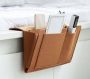 Go Gadget Bank Organiser Bed Organiser zwart Bedside Pocket Tijdschriften Opbergen Vilt Nachtkastje 32 x 20 x 10 cm (Groot) Bruin - Thumbnail 1