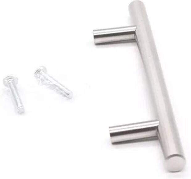 Go Gadget Handgreep 128mm hartafstand Handvat Deurgreep Keukenkast Ladegreep RVS 1 stuk Rond -Zilver