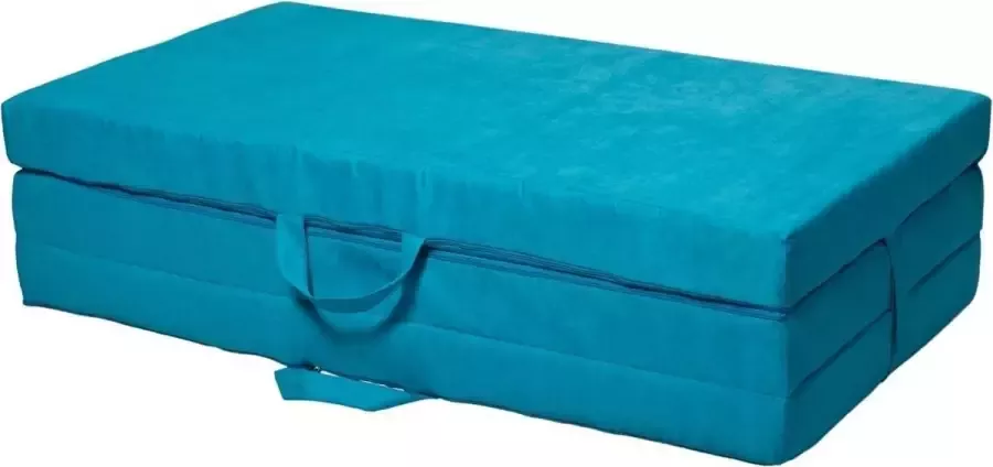 Go Momi Opvouwbare matras bed foam 120x200x10cm Blauwe