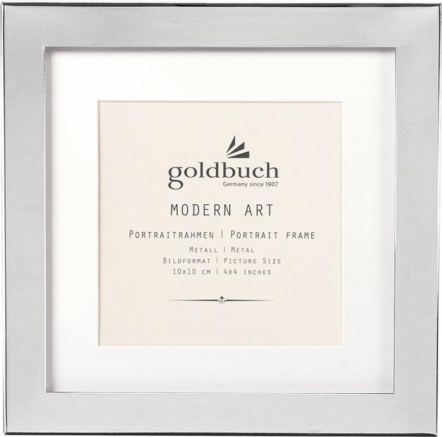 Goldbuch 960110 Enkele fotolijst Metaal Zilver Tafel 10 x 10 cm Rechthoekig