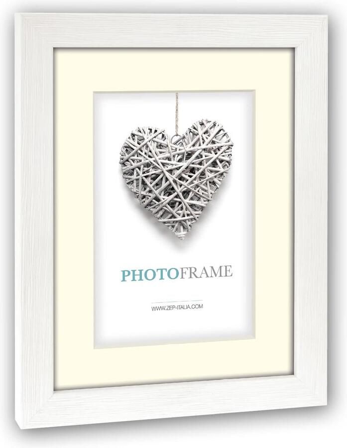 Goldbuch ZEP Regent 4 Enkele fotolijst Hout Wit Geel Tafel Muur 9 x 13 cm Rechthoekig