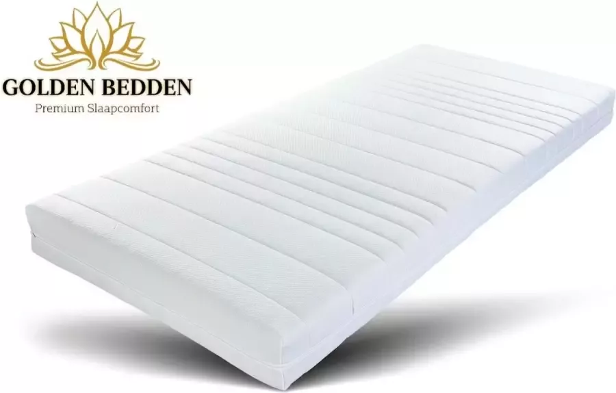 Golden Bedden 90x200x14 HR Basic Eenpersons Koudschuim Comfort matrassen Kindermatras Anti-allergische wasbare hoes met rits