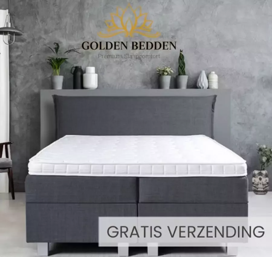 Golden Bedden Koudschuim HR40 Topdekmatras -160x200x12 cm Best Quality Ergonomisch 12 cm dik