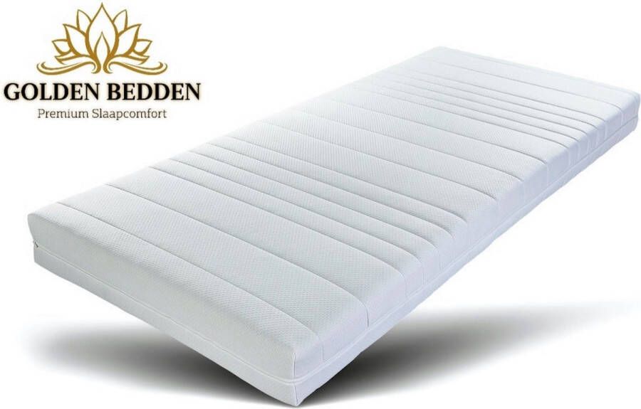 Golden Bedden Matras 70x170 14cm dik SG25 Afritsbaar hoes contour gesneden 7-zone Gemiddeld