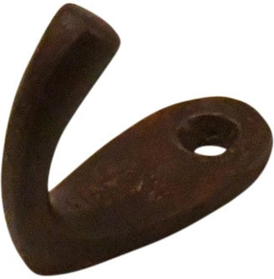 Good in Style Compacte gietijzeren kapstokhaak Fortis Roest