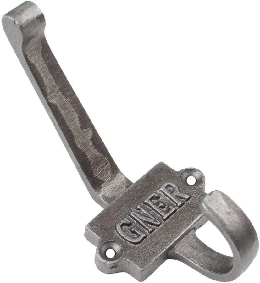 Good in Style Gietijzeren Kapstokhaak Railway – Zwart of Blank Gelakt GNER Blank